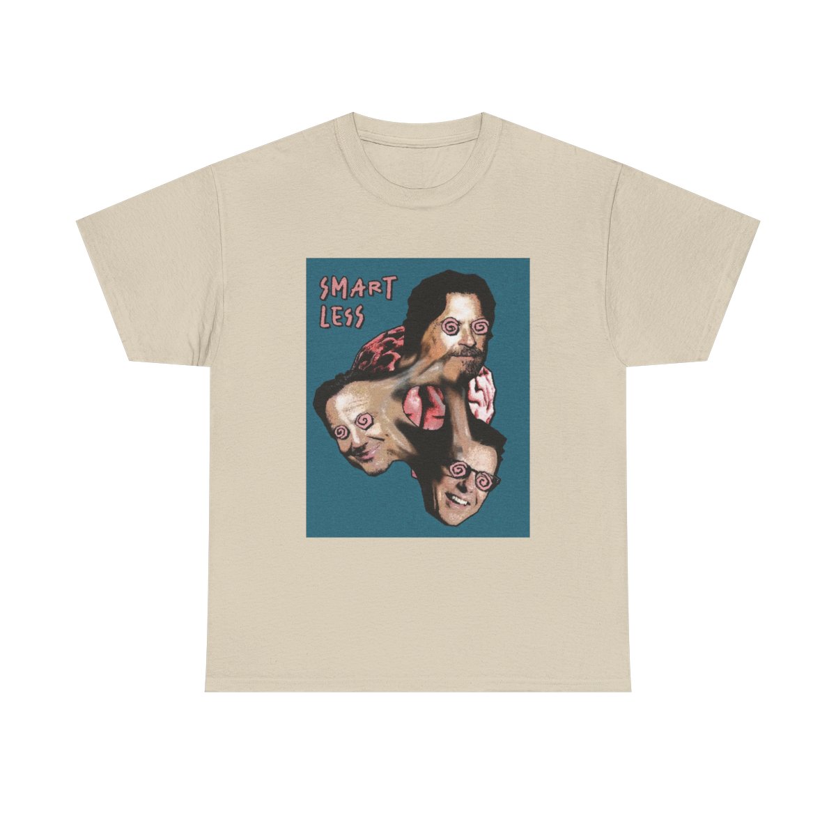 Smartless Podcast Faces Tee | Graphic Podcast Shirt, Comedy True-Crime Art SmartLess - alternate angle 3, merchandise