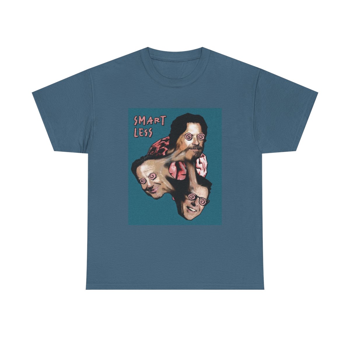 Smartless Podcast Faces Tee | Graphic Podcast Shirt, Comedy True-Crime Art SmartLess - alternate angle 4, merchandise