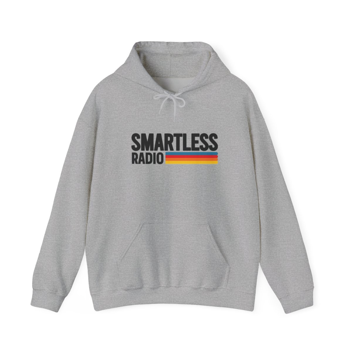 Smartless Radio Logo Hoodie | Retro Stripe Crewneck Sweatshirt SmartLess - alternate angle 4, merchandise