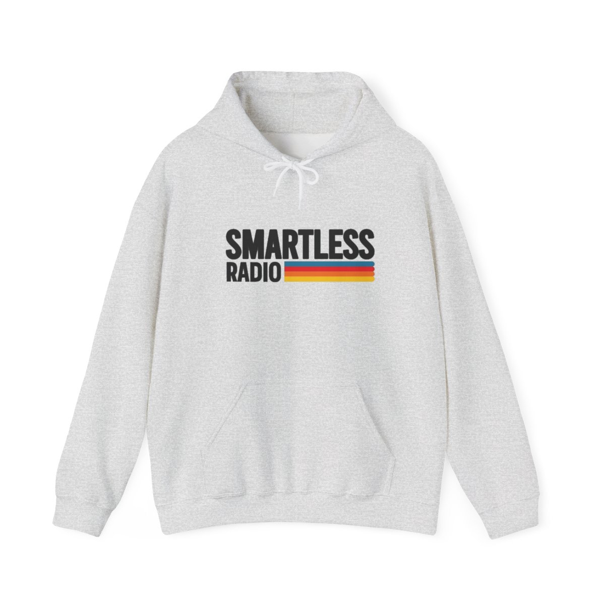 Smartless Radio Logo Hoodie | Retro Stripe Crewneck Sweatshirt SmartLess - alternate angle 2, merchandise